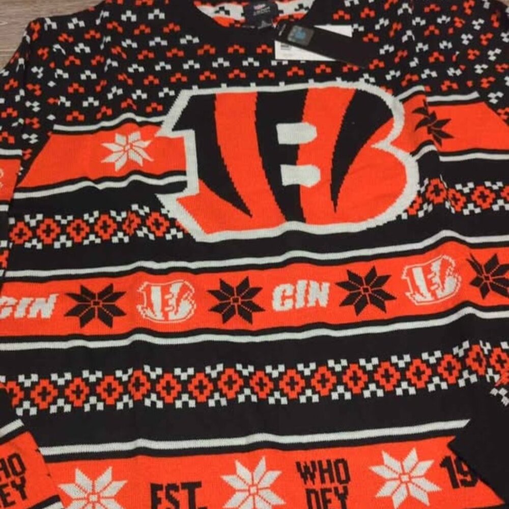 NFL apparel men's Cincinnati‎ Bengals sweatshirt new size xl